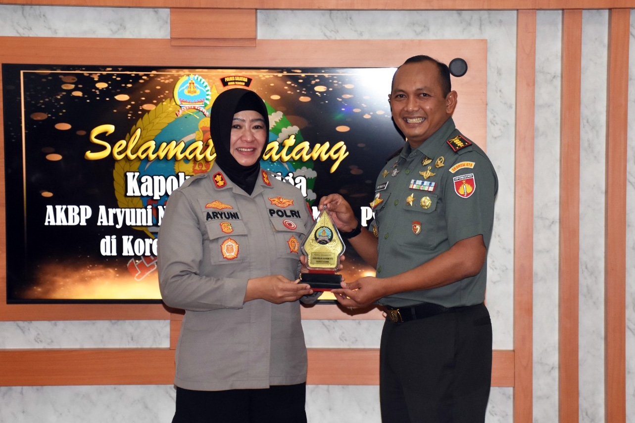 Kapolres Datangi Makorem 073/Mkt, ada apa?